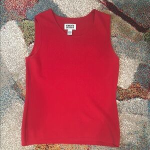 Chico's Women's Red Sleeveless Top